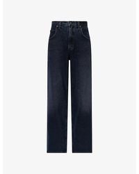 Agolde - Fusion Baggy Tapered-Leg Denim Jeans - Lyst