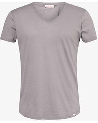 Orlebar Brown - Logo-tab Regular-fit Cotton-jersey T-shirt Xx - Lyst