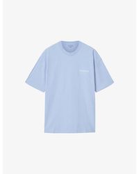 AllSaints - Underground Logo-Print Relaxed-Fit Cotton T-Shirt - Lyst