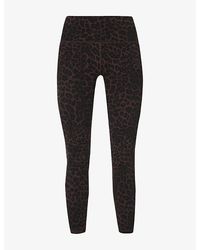 Sweaty Betty - Ultimate Studio 7/8 Leopard-Print Yoga Leggings - Lyst
