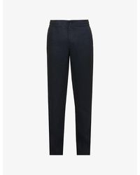 Orlebar Brown - Cornell Branded-hardware Regular-fit Straight-leg Linen Trousers - Lyst