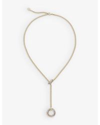 Cartier - Trinity 18ct Yellow, Rose And White Gold And 0.34ct Diamond Pendant Necklace - Lyst
