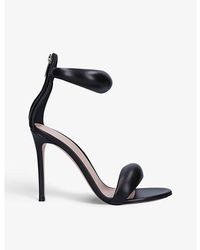 Gianvito Rossi - Bijoux Padded-strap Leather Heeled Sandals - Lyst