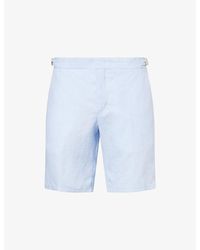 Orlebar Brown - Norwich Regular-Fit Linen Shorts - Lyst