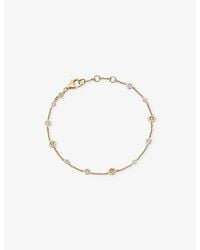 Astley Clarke - Polaris North Star 18Ct And Sapphire Station Bracelet - Lyst