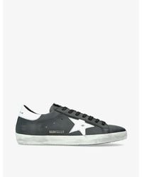 Golden Goose - Superstar Star-Appliqué Leather Low-Top Trainers - Lyst