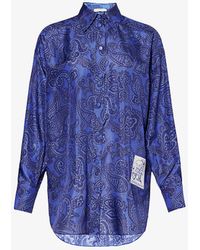 Zimmermann - Ottie Paisley-print Silk Shirt - Lyst