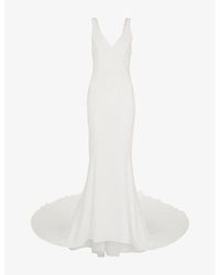 Whistles - Billie V-Neck Woven Wedding Dress - Lyst