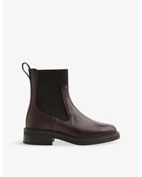 Whistles - Elasticated Leather Chelsea Boots - Lyst