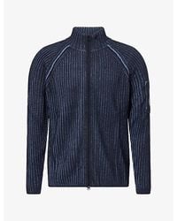 C.P. Company - Lens Full-Zip Fleece Knit Jumper - Lyst