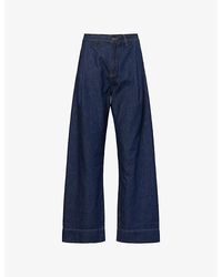 ME+EM - Clever Wide-Leg Mid-Rise Denim Jeans - Lyst