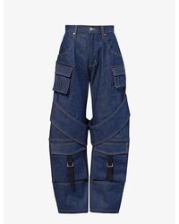 EB DENIM - Frederic Cargo-pocket Straight-leg Jeans - Lyst