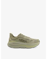 Deckers Hoka - Bondi 9 Low-Top Mesh-Knit Trainers - Lyst
