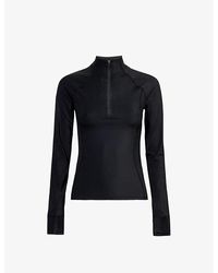 ADANOLA - Ultimate Quarter-zip Stretch-recycled Polyamide Top - Lyst