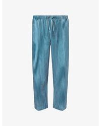 Derek Rose - Royal Stripe Cotton Lounge Trousers - Lyst