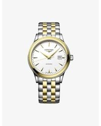 Longines - L4.984.3.20.7 Flagship Pvd Coated Stainless-Steel Automatic Watch - Lyst