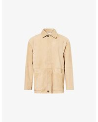 The Row - Vilmo Zip-Through Suede Jacket - Lyst