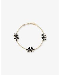 Shaun Leane - Orchid Flower 18Ct- Vermeil And Diamond Bracelet - Lyst