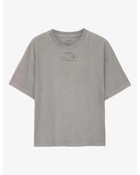 AllSaints - Raphy Logo-Print Short-Sleeve Cotton T-Shirt - Lyst