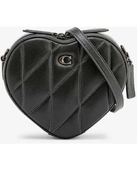 COACH - S Quilted Leather Heart Crossbody - Lyst