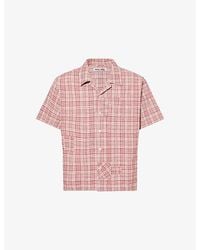 STORY mfg. - Greetings Short-Sleeves Cotton-Knit Shirt - Lyst