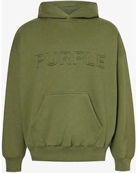 Purple Brand - Brand-appliqué Relaxed-fit Cotton-jersey Hoody Xx - Lyst