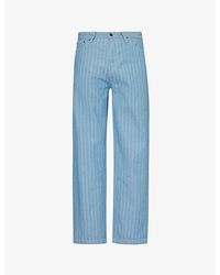 Carhartt - Menard Straight-leg Denim Jeans - Lyst