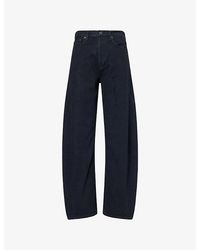 Agolde - Luna Pieced Barrel-Leg Denim Jeans - Lyst