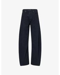 Agolde - Luna Pieced Barrel-Leg Denim Jeans - Lyst