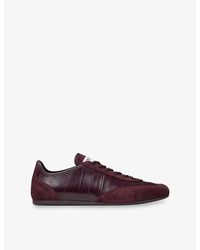 Jimmy Choo - Sunny Leather And Suede Trainers - Lyst