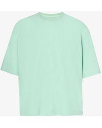 Homme Plissé Issey Miyake - Crewneck Relaxed-fit Cotton-jersey T-shirt - Lyst