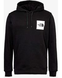 The North Face - Branded-print Kangaroo-pocket Cotton-jersey Hoody X - Lyst