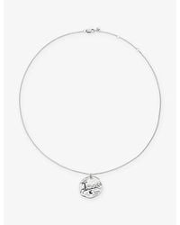 Monica Vinader - Capricorn Zodiac Sterling- Pendant Necklace - Lyst