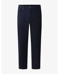 Hackett - Trinity Regular-Fit Stretch-Cotton Trousers - Lyst