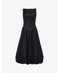Reformation - Elvira Sleeveless Stretch-organic Cotton Maxi Dress - Lyst