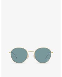 Oliver Peoples - Ov1306st Altair Phantos-frame Titanium Sunglasses - Lyst