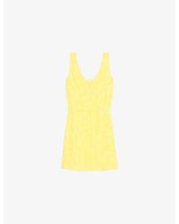 Zadig & Voltaire - Renza Paisley-Jacquard Silk Mini Dress - Lyst