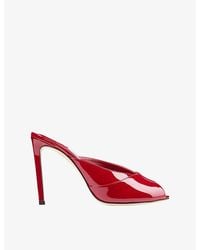 Jimmy Choo - Brigitte 100 Patent Leather Mules - Lyst