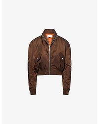 Givenchy - Zipped Shawl-Collar Woven Bomber Jacket - Lyst