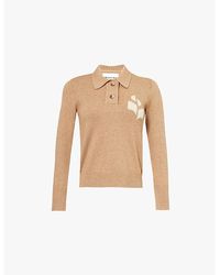 Isabel Marant - Nola Polo-Collar Organic-Cotton And Wool Jumper - Lyst