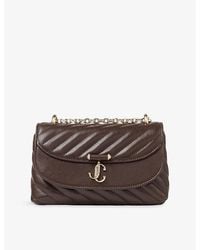 Jimmy Choo - Curve Small Quilted Leather Cross Body Bag - Lyst