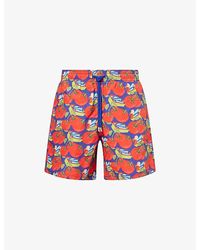 Vilebrequin - Moorea Tomato-Print Swim Shorts - Lyst