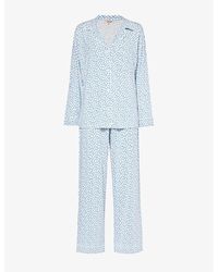 Eberjey - Gisele Abstract-pattern Stretch-jersey Pyjamas - Lyst