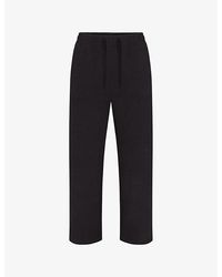 Skims - Soft-Knit Lounge Straight-Leg Relaxed-Fit Cotton-Blend Jogging Bottoms - Lyst