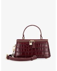 Dune - Successful Mini Leather Top-Handle Bag - Lyst