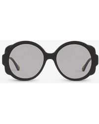 Chloé - Ch0120s Round-frame Acetate Sunglasses - Lyst