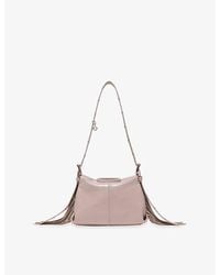 Maje - Miss M Mini Patent-Leather Shoulder Bag - Lyst