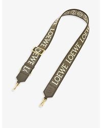 Loewe - Anagram Loop Cotton And Leather Bag Strap - Lyst