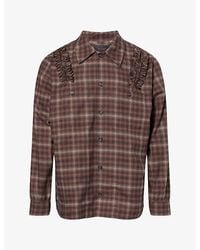 Simone Rocha - Ruffled Slash-Shoulder Cotton Shirt - Lyst