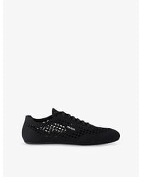 Prada - Collapse Crochet Laced Trainers - Lyst